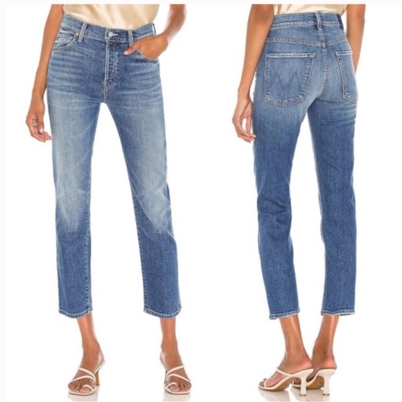 Mother Superior Scrapper Ankle Jeans Cowboys Don't Cry - Picture 1 of 16